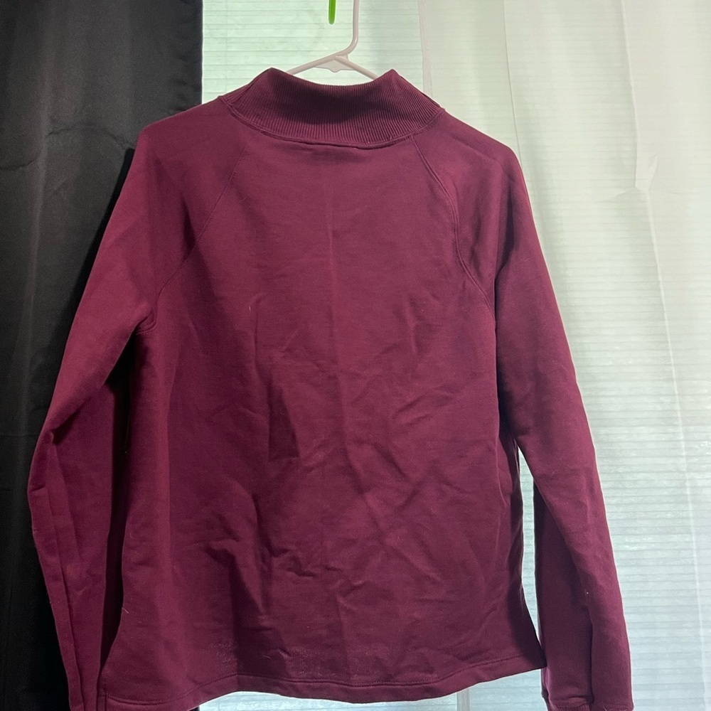 Women’s Champion Burgundy Fleece Athletic Apparel Size Small - Picture 3 of 5